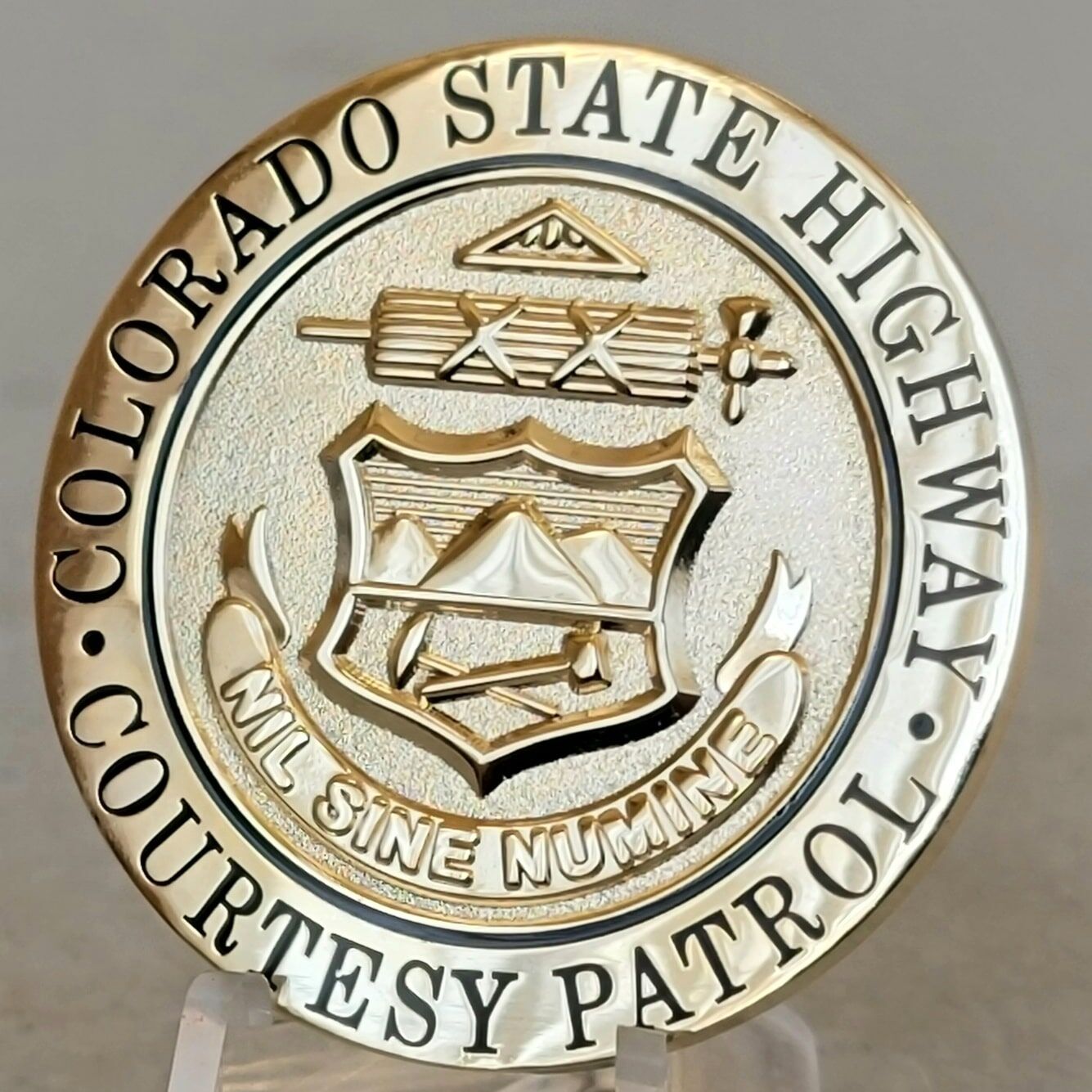 90th Anniversary Challenge Coin (Black Ribbon) - Image 2