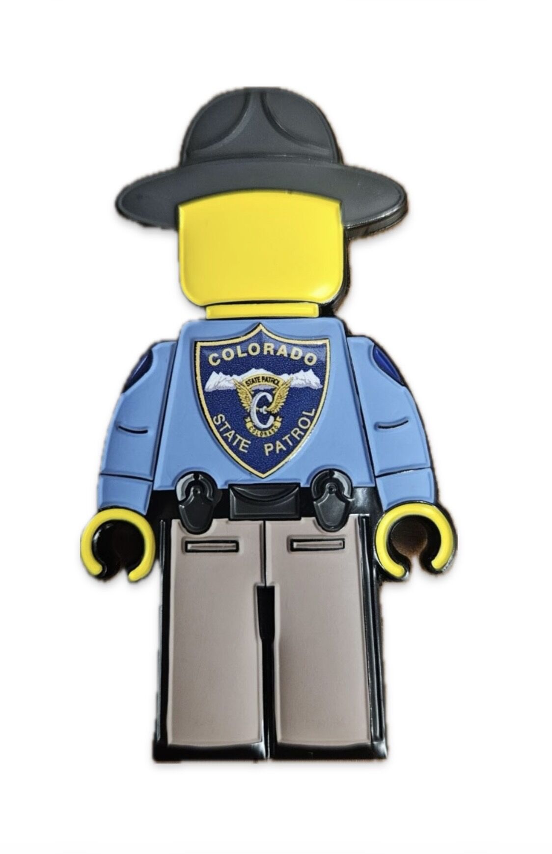 Blocky Figure CSP Trooper Challenge Coin - Image 2