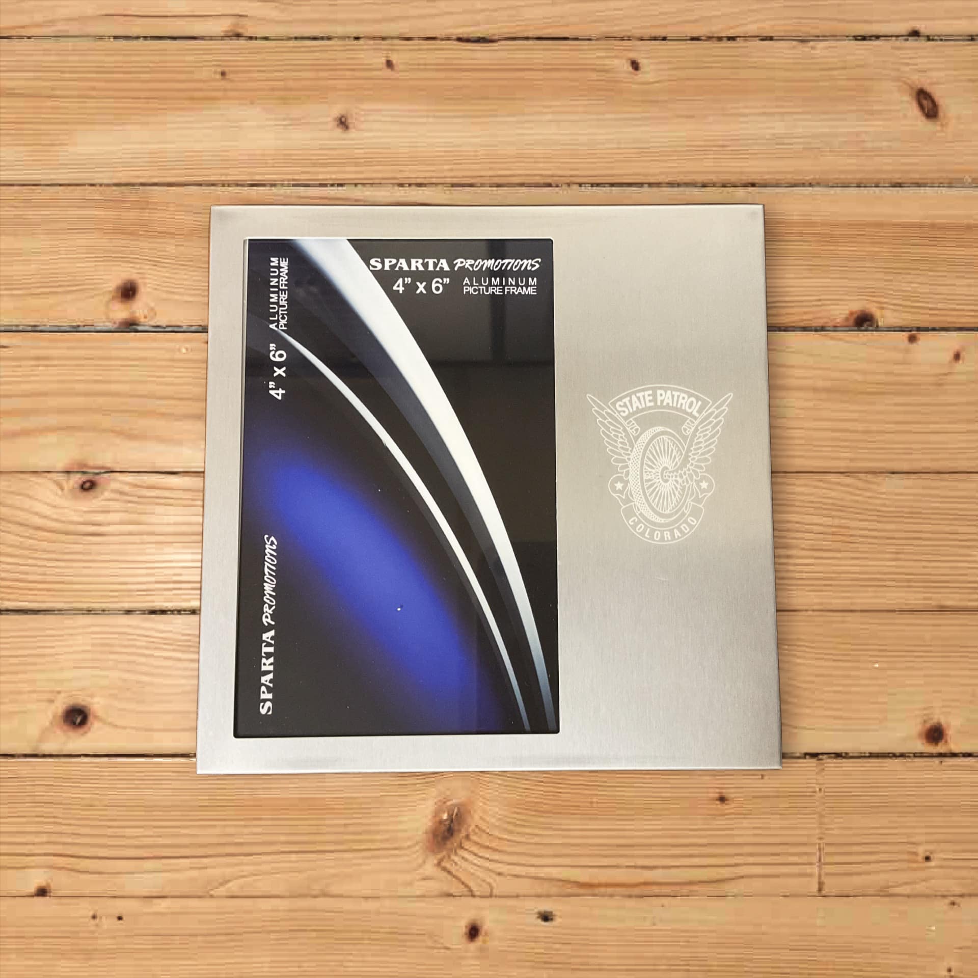 Colorado State Patrol Laser Engraved Picture Frame
